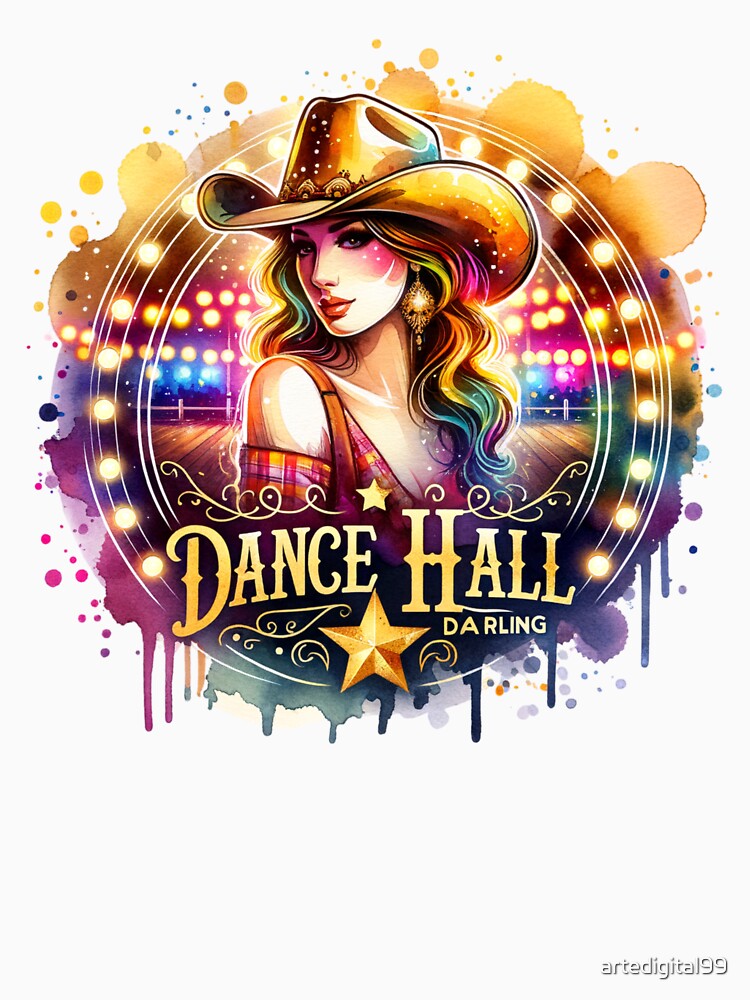 Country Cowgirl Hustle Spirit- Dance Hall Darling: Tshirt, Mugs, Stickers & More by artedigital99