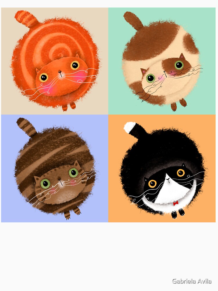 Cute chunky cats by poket.piktures