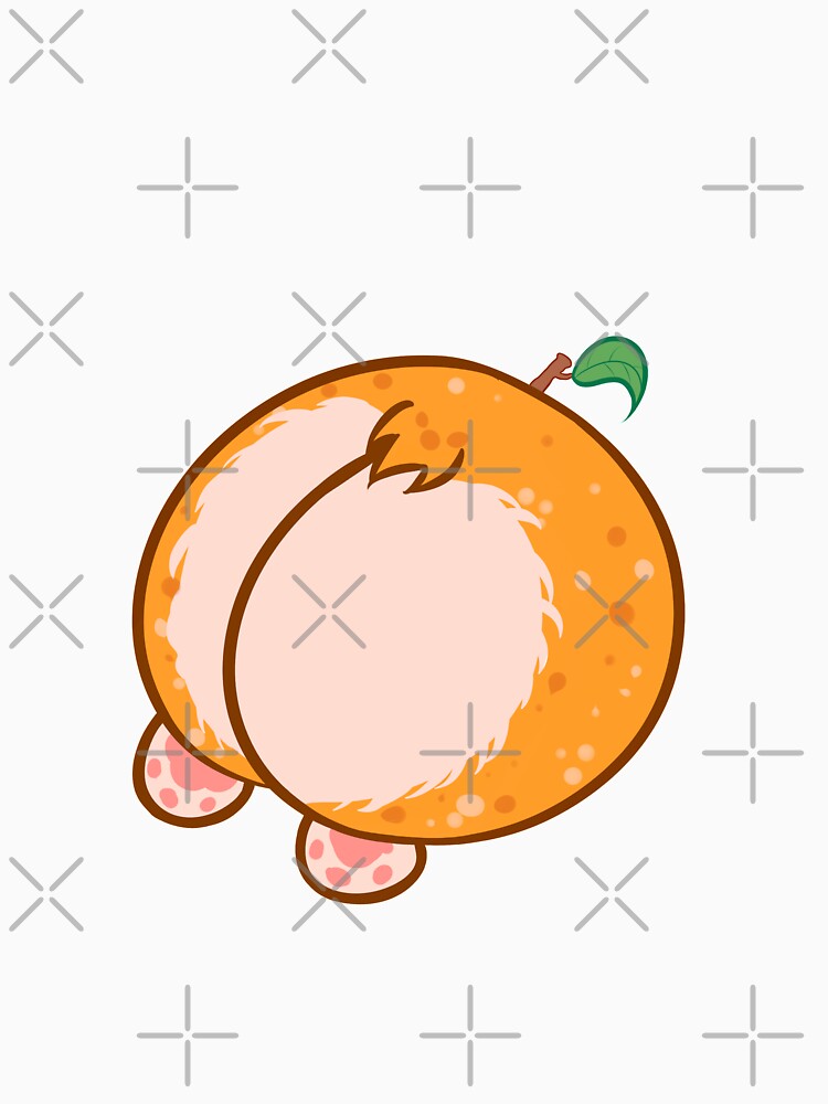 Cute Corgi Dog Butt Heart Peach Puppy by AndyWong