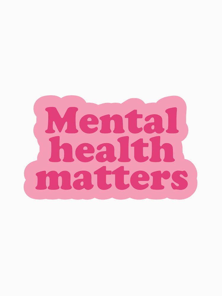 Mental Health Matters - Pink by Chars  Vinyl Visions