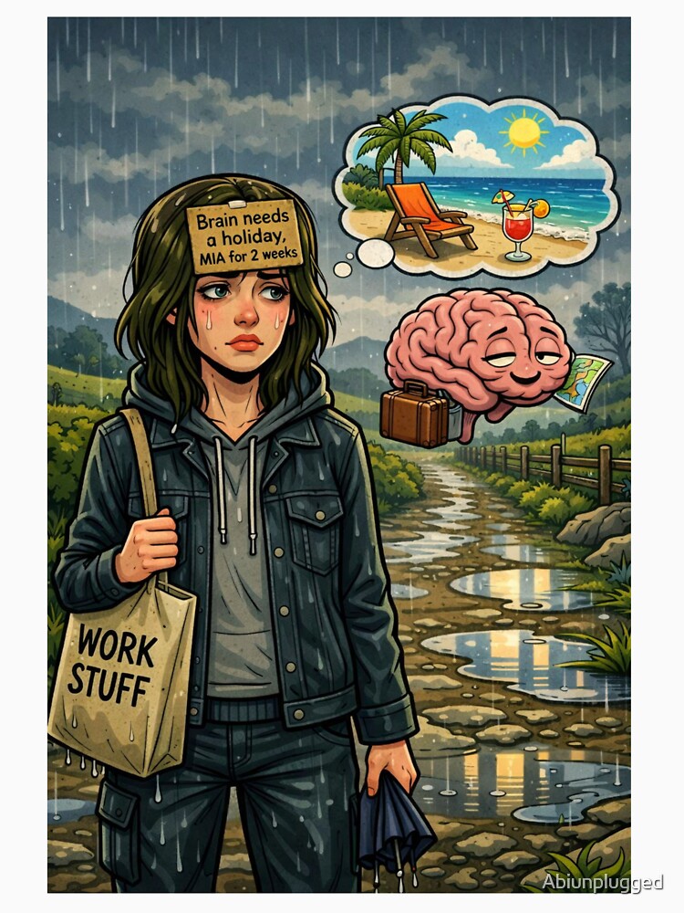 when mentally you are checked out by Abiunplugged