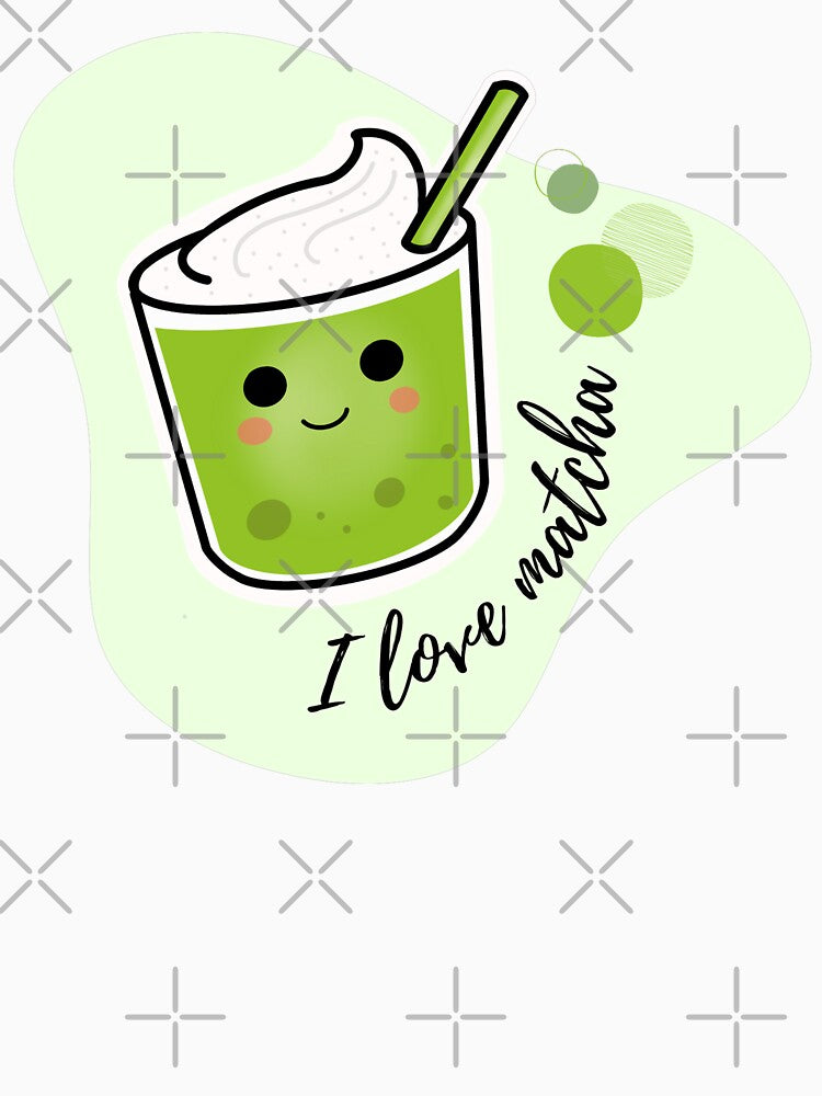 Kawaii Aesthetic Matcha Lover Design by Sghm.Shop