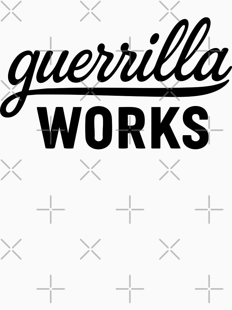Guerrilla Works Brand Black Wordmark by GuerrillaWorks