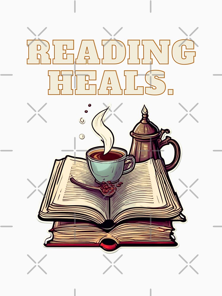 Reading Heals: Books and Coffee for reading levers by taherlee11