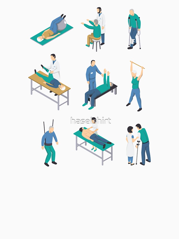 Physical Therapist Physiotherapist Health Care Gift by haselshirt