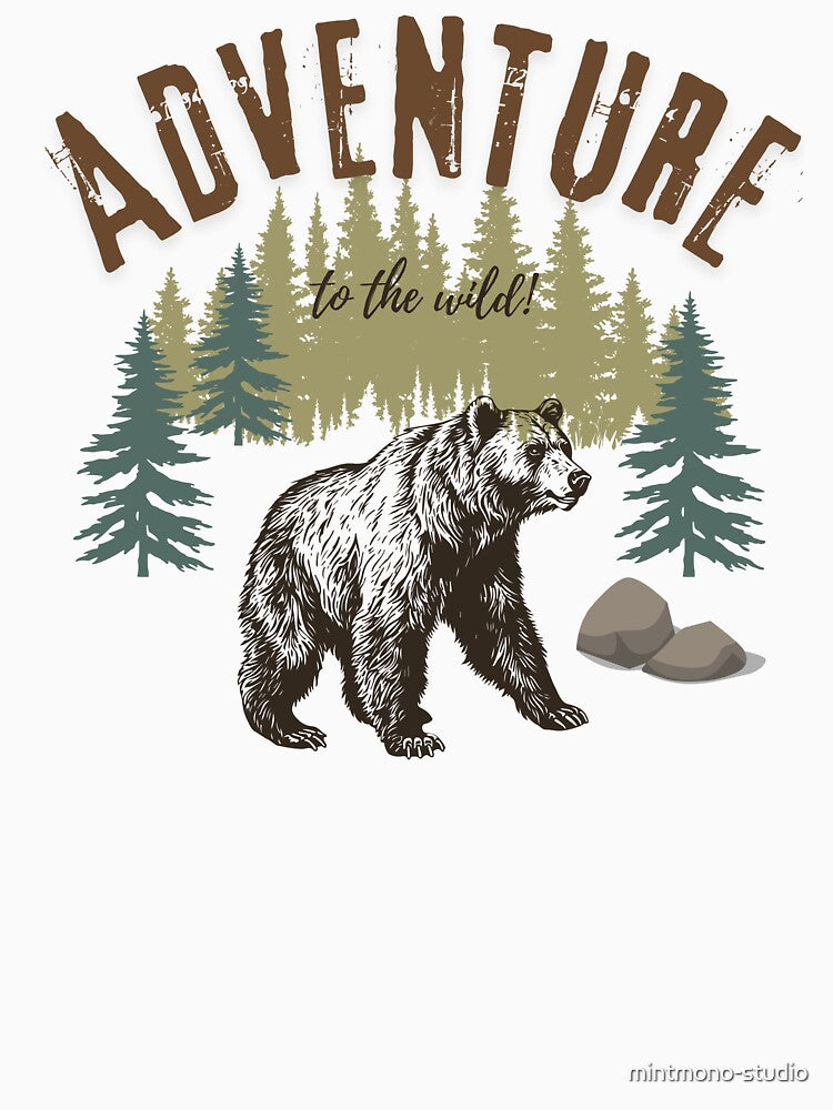 Bear Adventure – Into the Wild Graphic by mintmono-studio