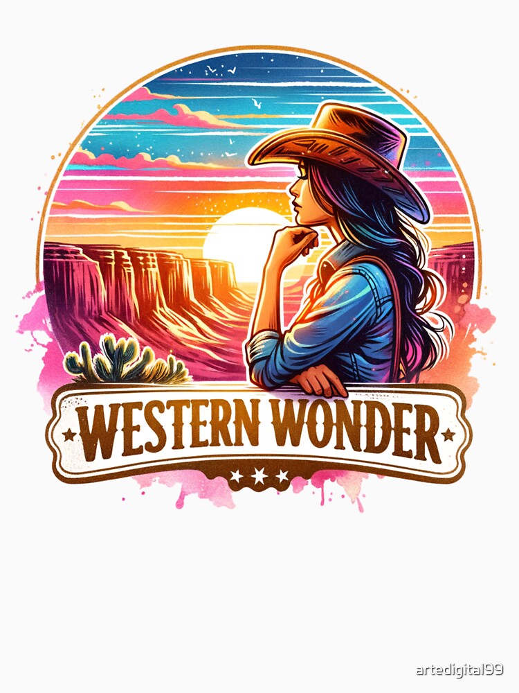 Western wonder, Cowgirl Hustle Spirit- Apparel, Mugs, Stickers & More by artedigital99