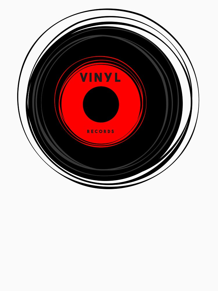 Black and Red Vinyl Records Logo by Mark Zajac