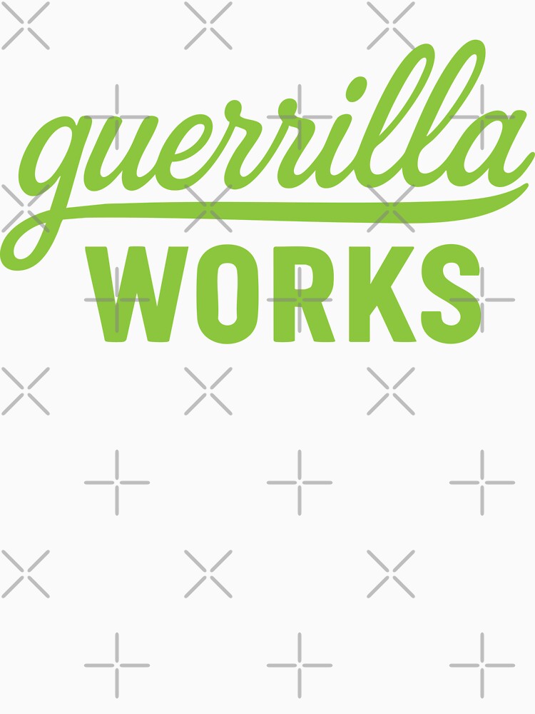 Guerrilla Works Brand Green Wordmark by GuerrillaWorks