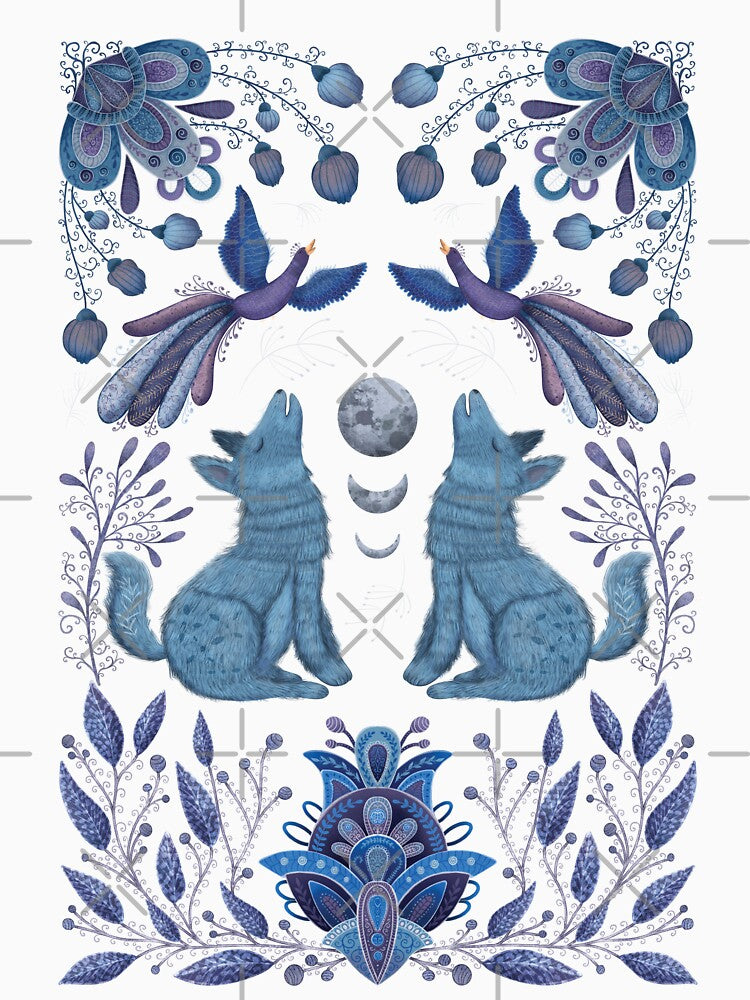 Enchanted Folk Wolves by noctilucentia