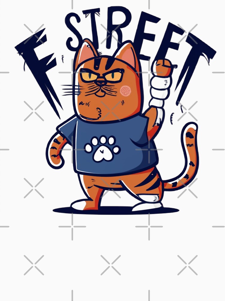 Cool Cat of the Streets Shirt by SketchStyle