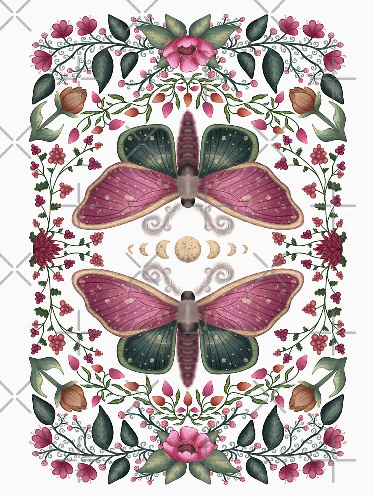 Blossom Twin Moths by noctilucentia
