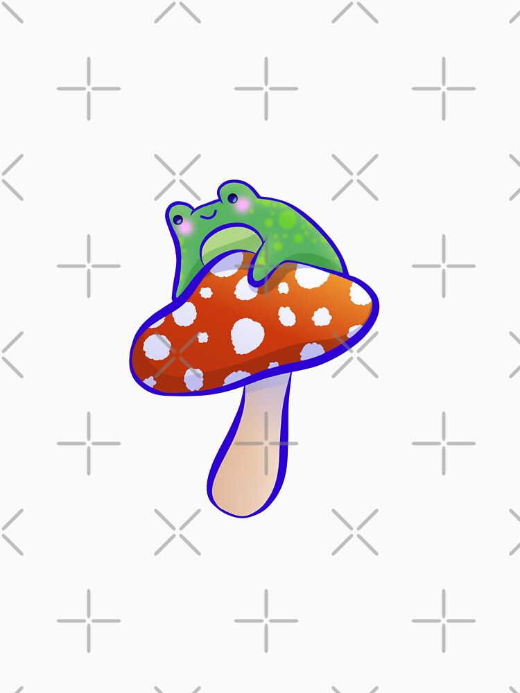 Frog on mushroom by Xia Truran