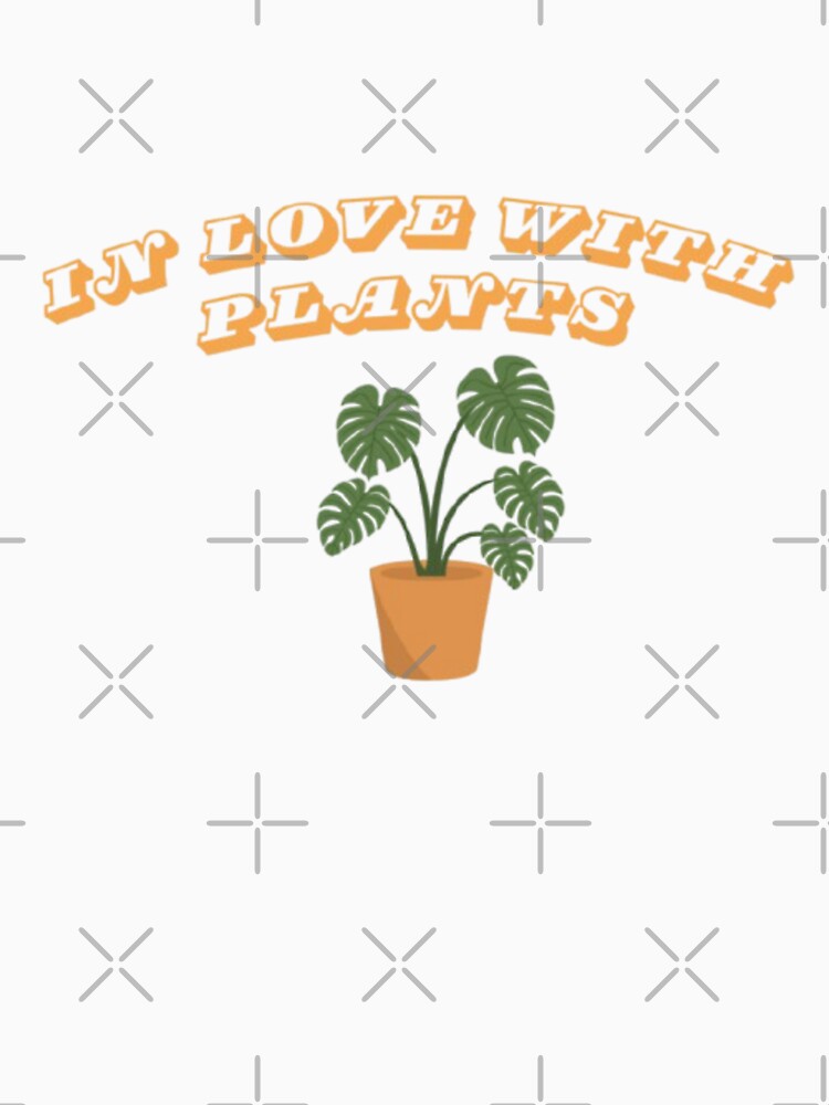 In Love With Plants – Retro Monstera Typography by Mukadam_13