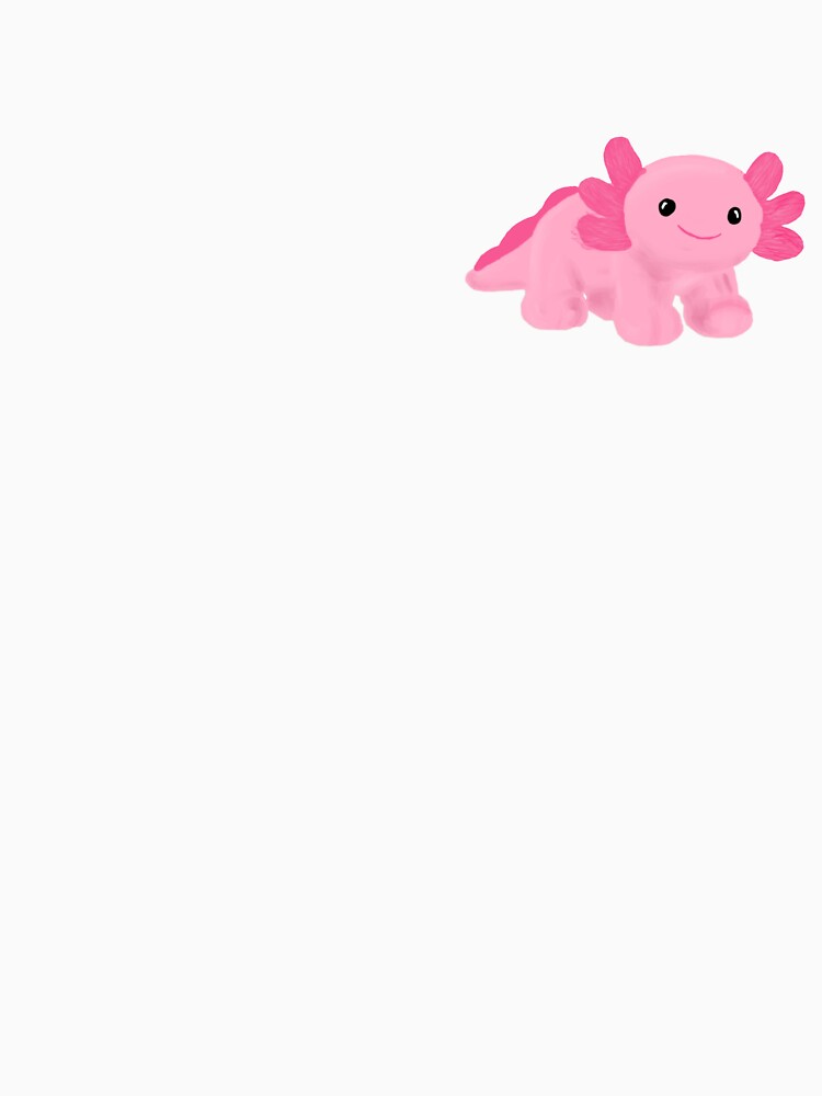Pink axolotl by egb-doodles