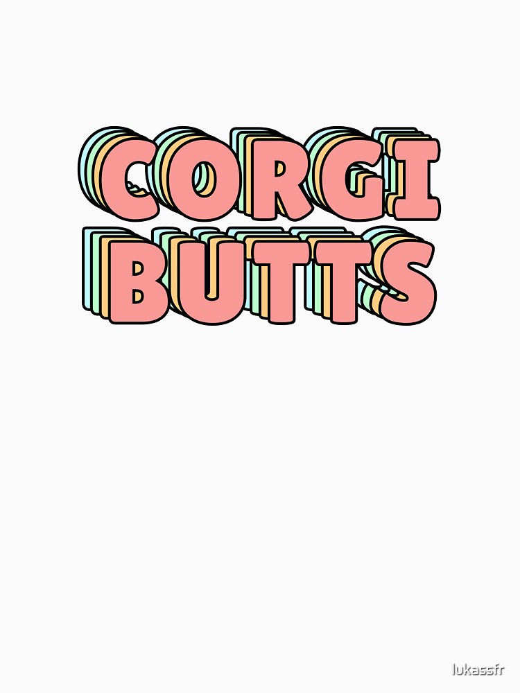 Corgi Butts Pastel by lukassfr
