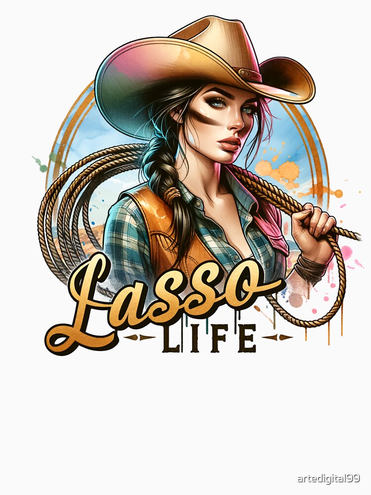 Cowgirl Magic in the West - Lasso Life by artedigital99