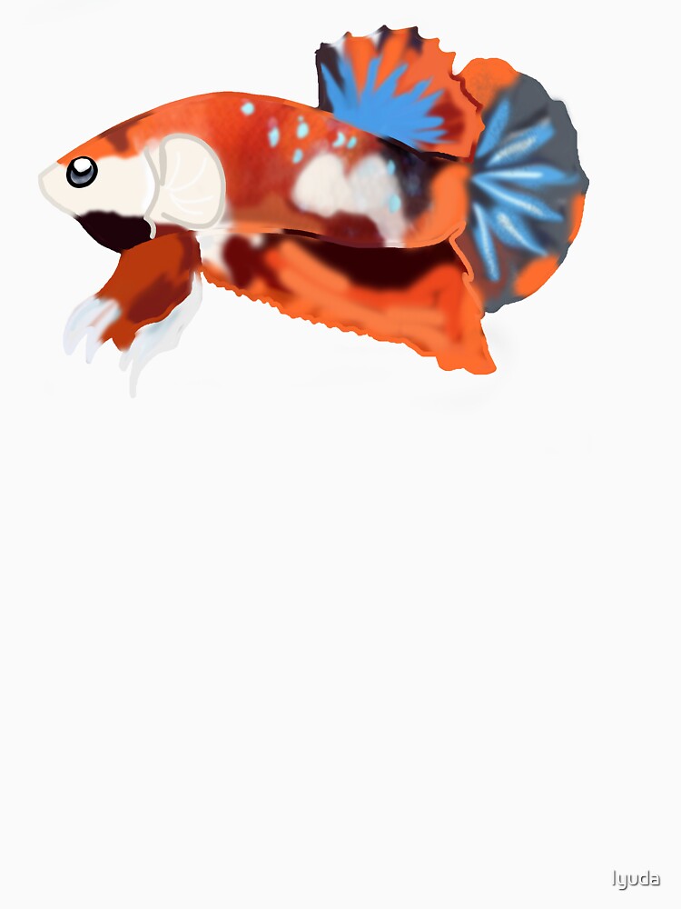 Galaxy Plakat Halfmoon Koi Betta by Iyuda