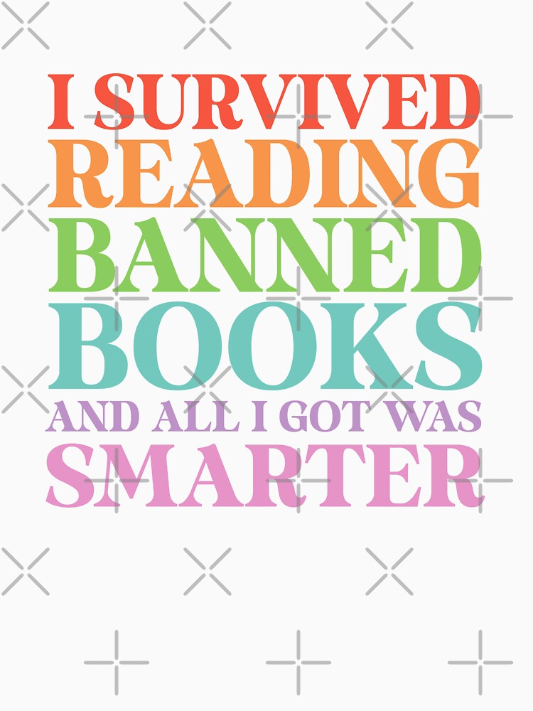 Banned book sticker by Radical Buttons