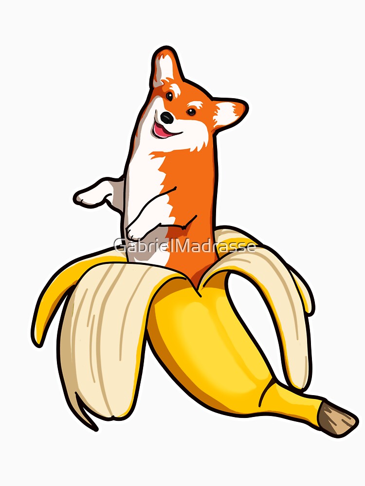 Corgis come from bananas by GabrielMadrasse