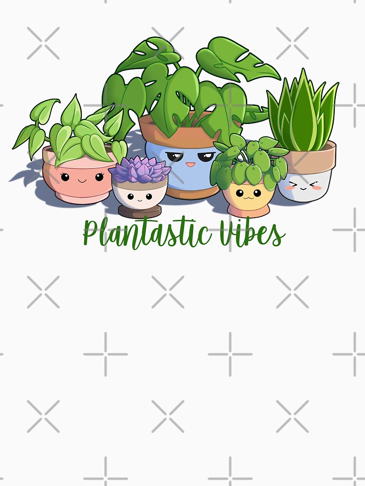 Plantastic Vibes – Cute Houseplants | Kawaii Plant Design by KasefsWorld