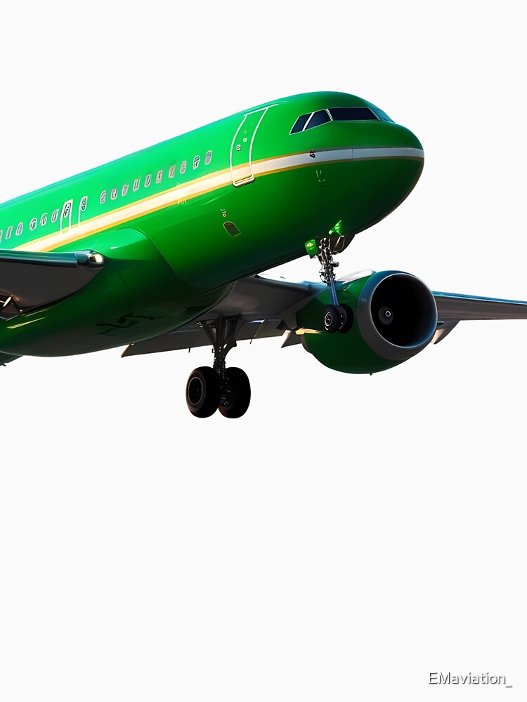 Green Airplane for aviation lovers by EMaviation_
