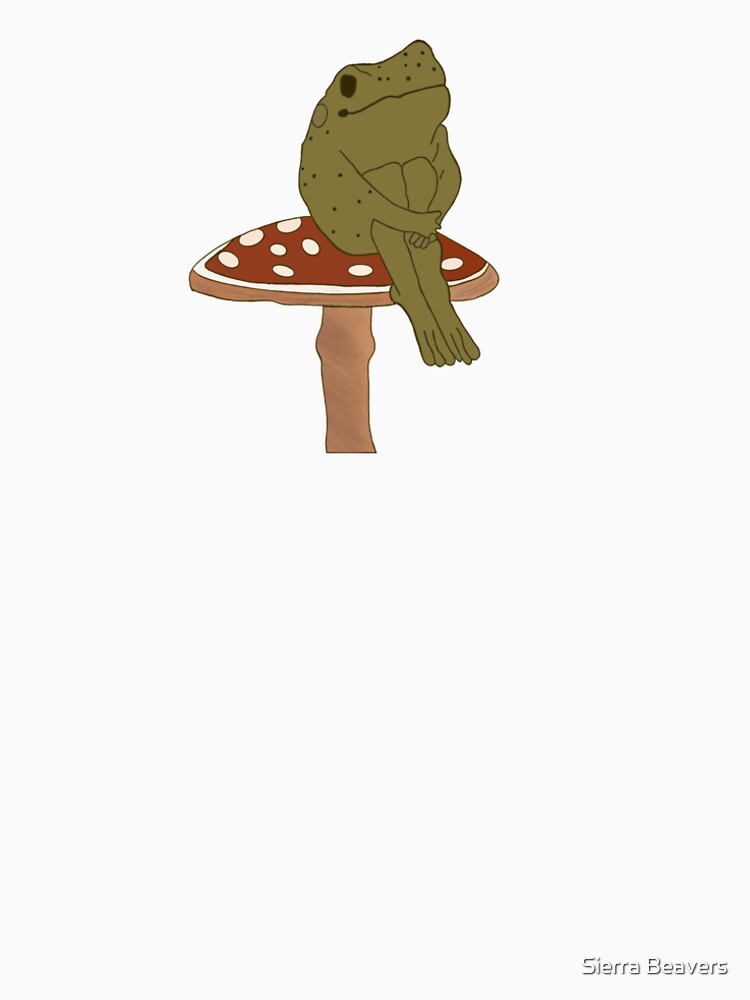 Frog on Mushroom by Sierra Beavers