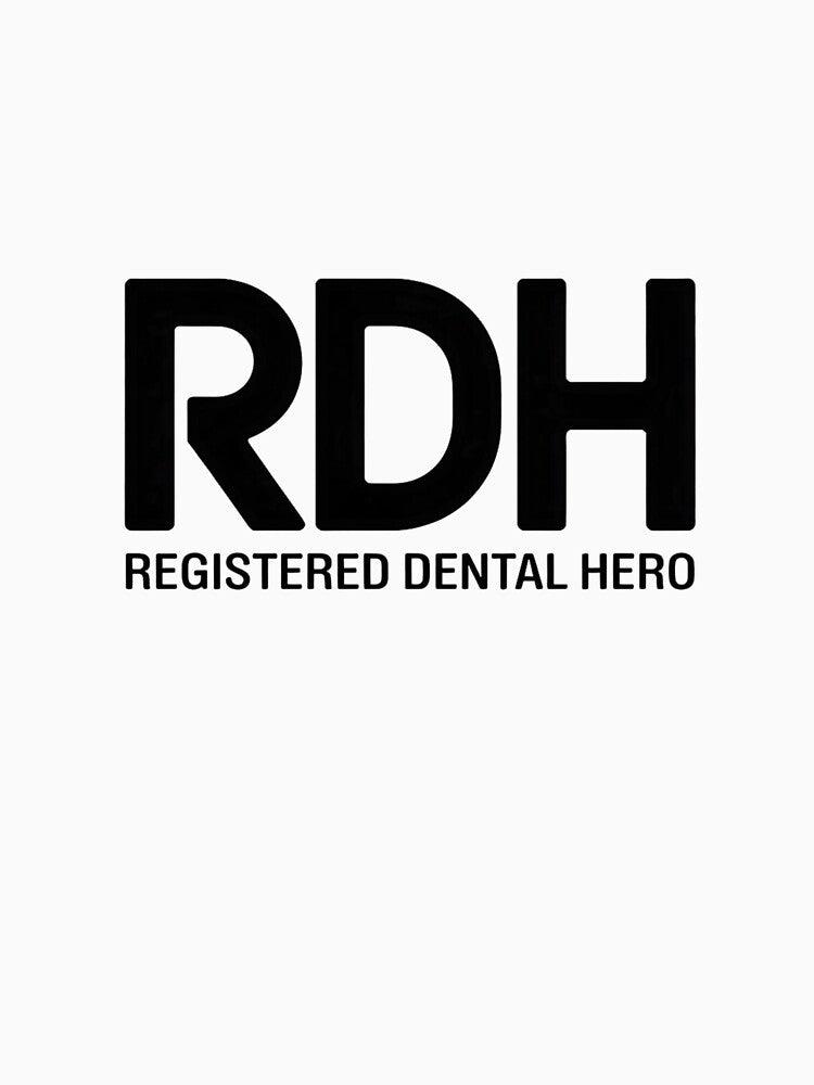 RDH – Registered Dental Hero Minimal Typography by Skillform Studio
