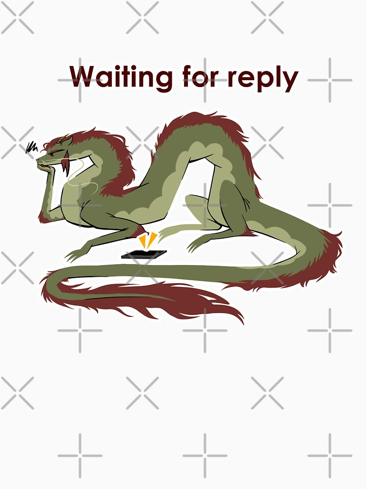 Waiting for Reply | Funny Freelancer Monster by Creatory.studio