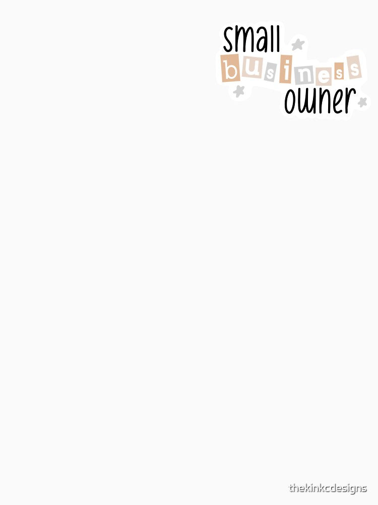 Small Business Owner - ORANGE by The K in KC Designs