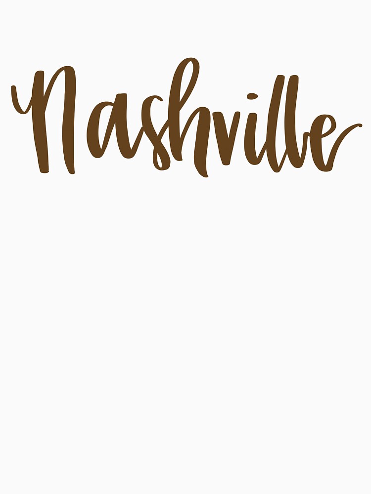 Nashville - brown by mbstickerco20