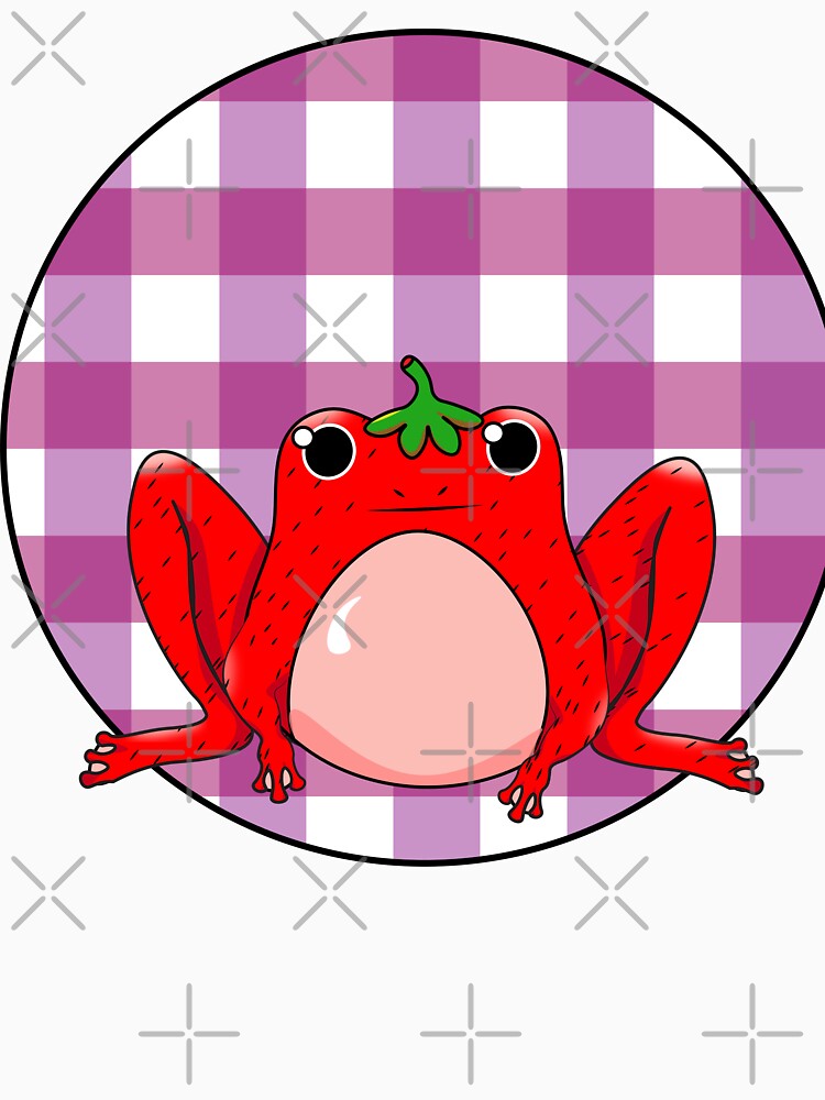 Strawberry Frog by AcornButtonArt