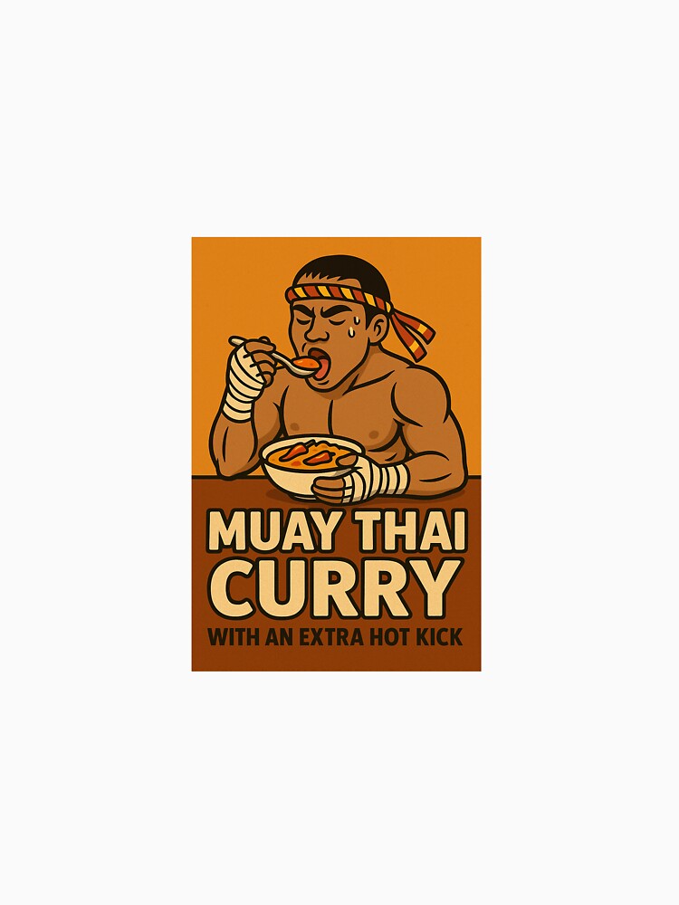 Muay Thai Curry – With an Extra Hot Kick by Hornace88studio