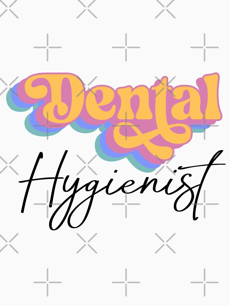Dental Hygienist Retro Design T-Shirt by hobbybox