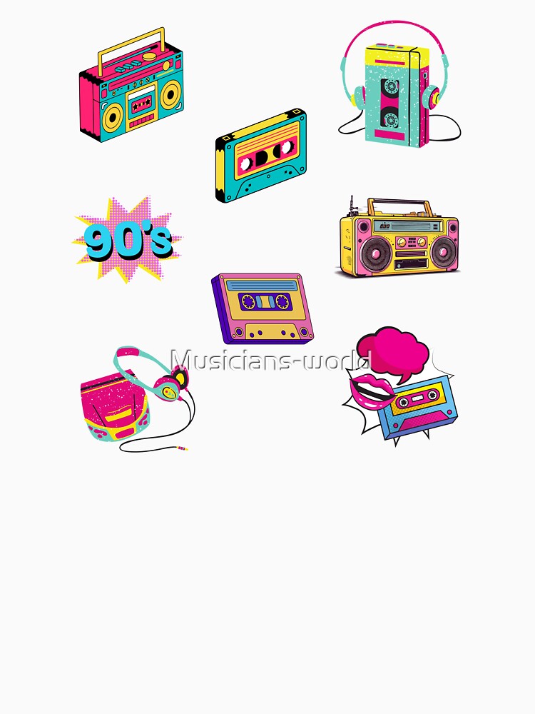 RETRO STICKER PACK - retro music- disco music - nu disco - disco funk vibes by Musicians-world
