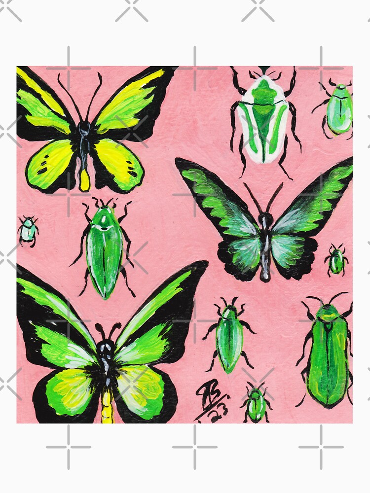 Pink Bugs by WhimsyLab