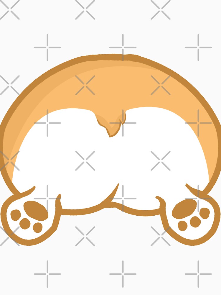 Cute corgi heart butt by looklock