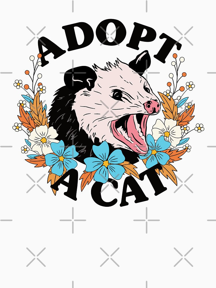 Adopt a Cat Funny Possum Opossums by Rich Hague