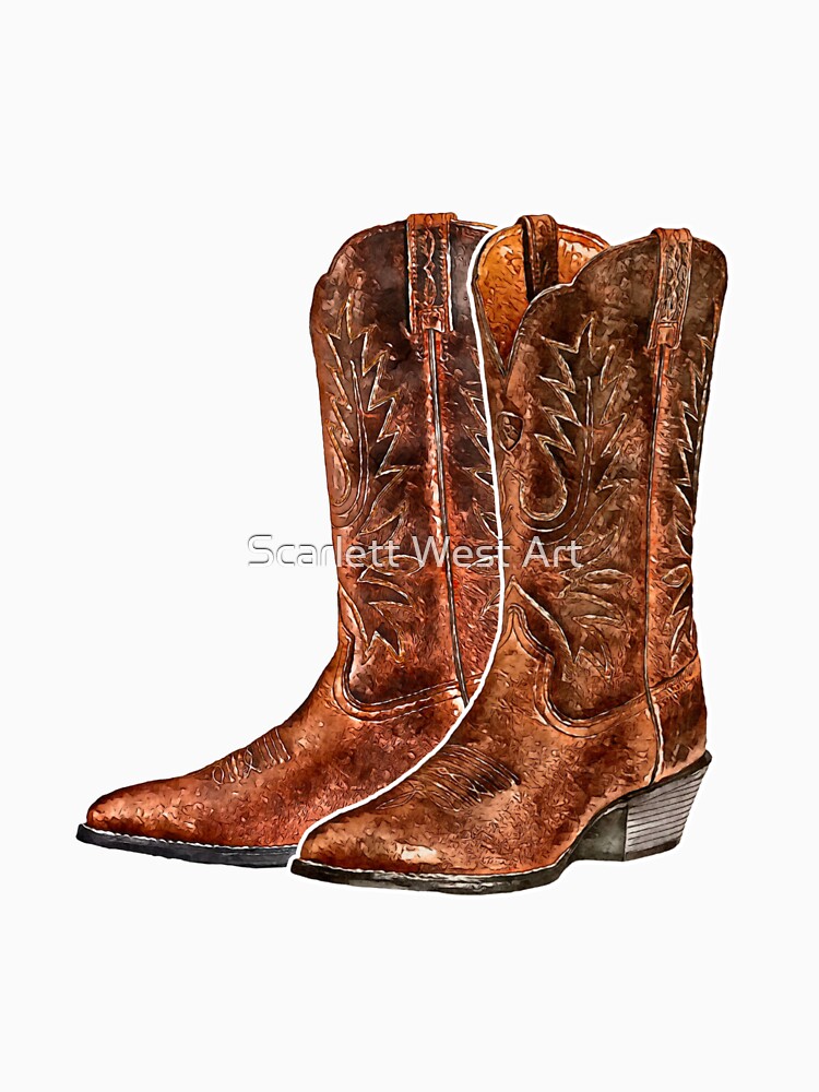 Cowboy Boots by Scarlett West Art