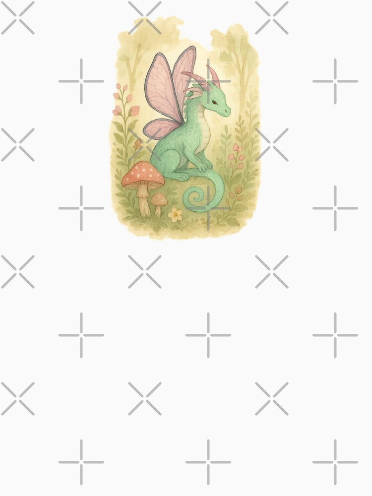 Fairycore Pastel Dragon by Frogmoss Designs