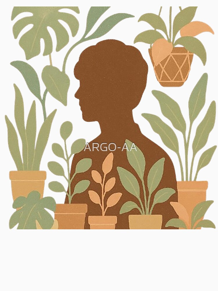 Silhouette Among Potted Plant by ARGO-AA