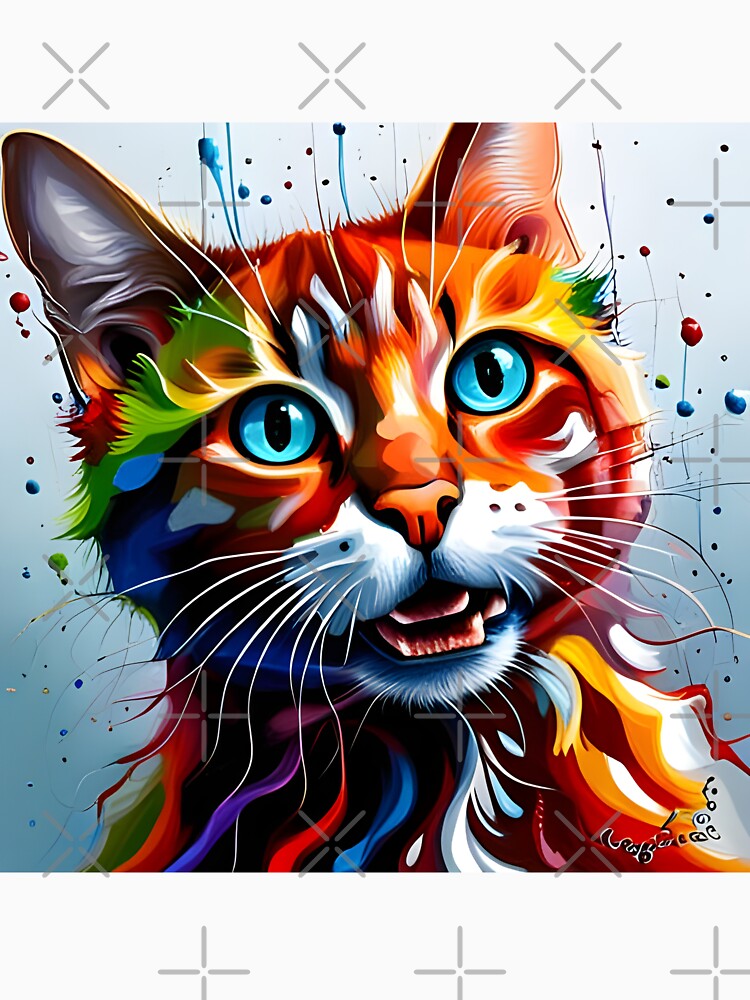 Street Cats Coloured Kitteh by druidwolfart