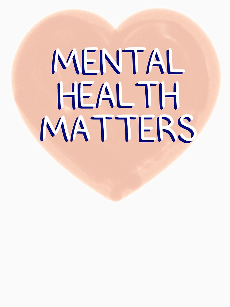 Mental Health Matters Heart by leashonlife