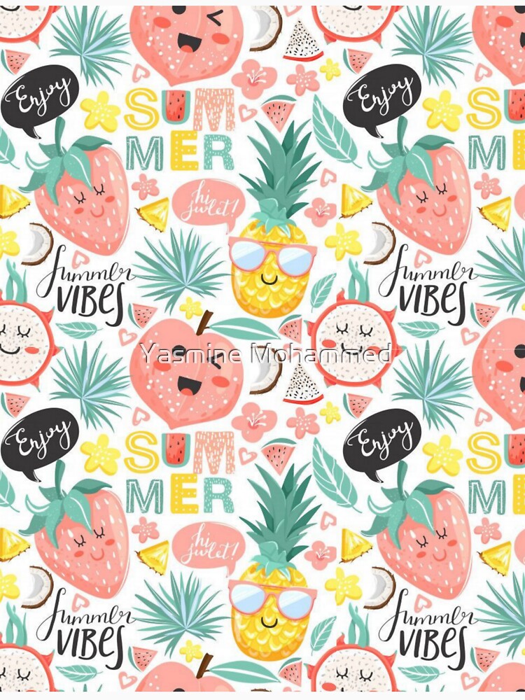 Fruit Patterns by Yasmine Mohammed