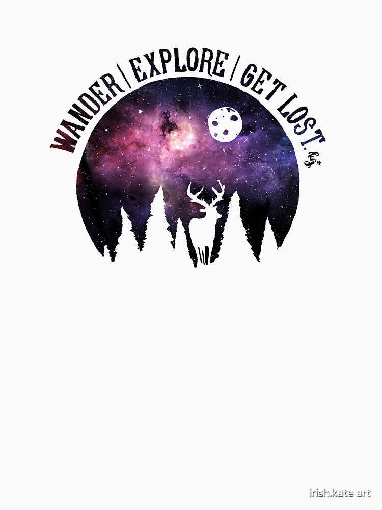 Wander, Explore, Get Lost (The Galaxy) by irish.kate art