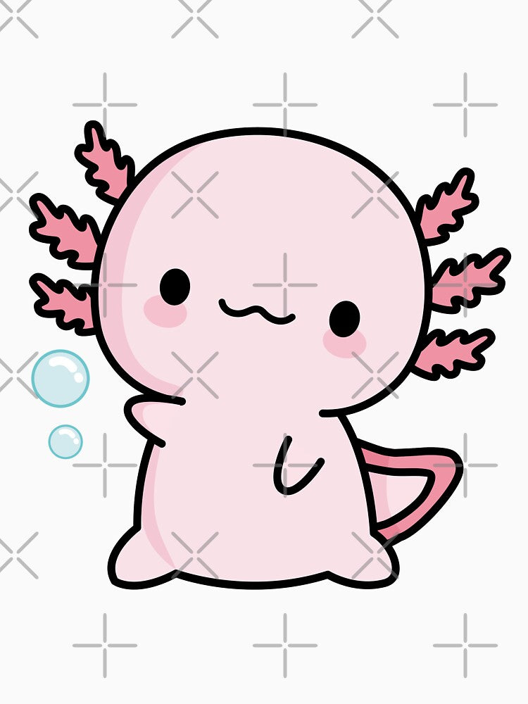 Cute Axolotl Salute by XoTheMonster
