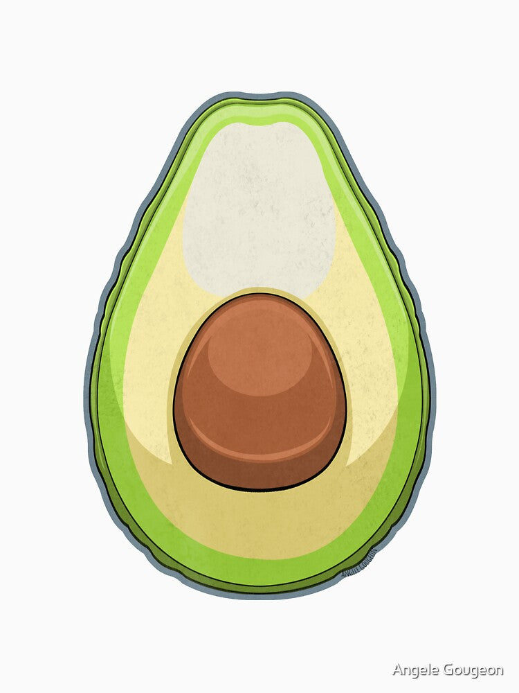 Avocado Pattern by Angele Gougeon