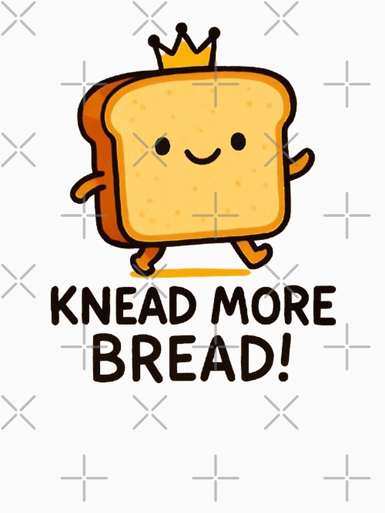 Royal Bread Pun Baking Humor by Amelia Design