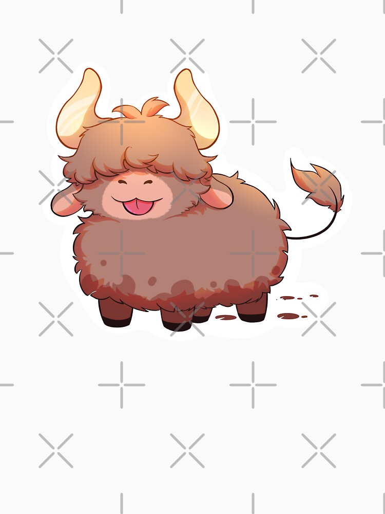 fluffy cow by InfinityDragon8