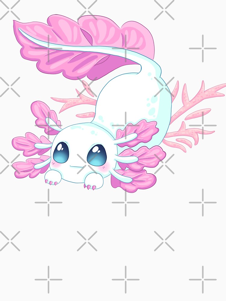 Cyan Axolotl by Art_with_Honesty